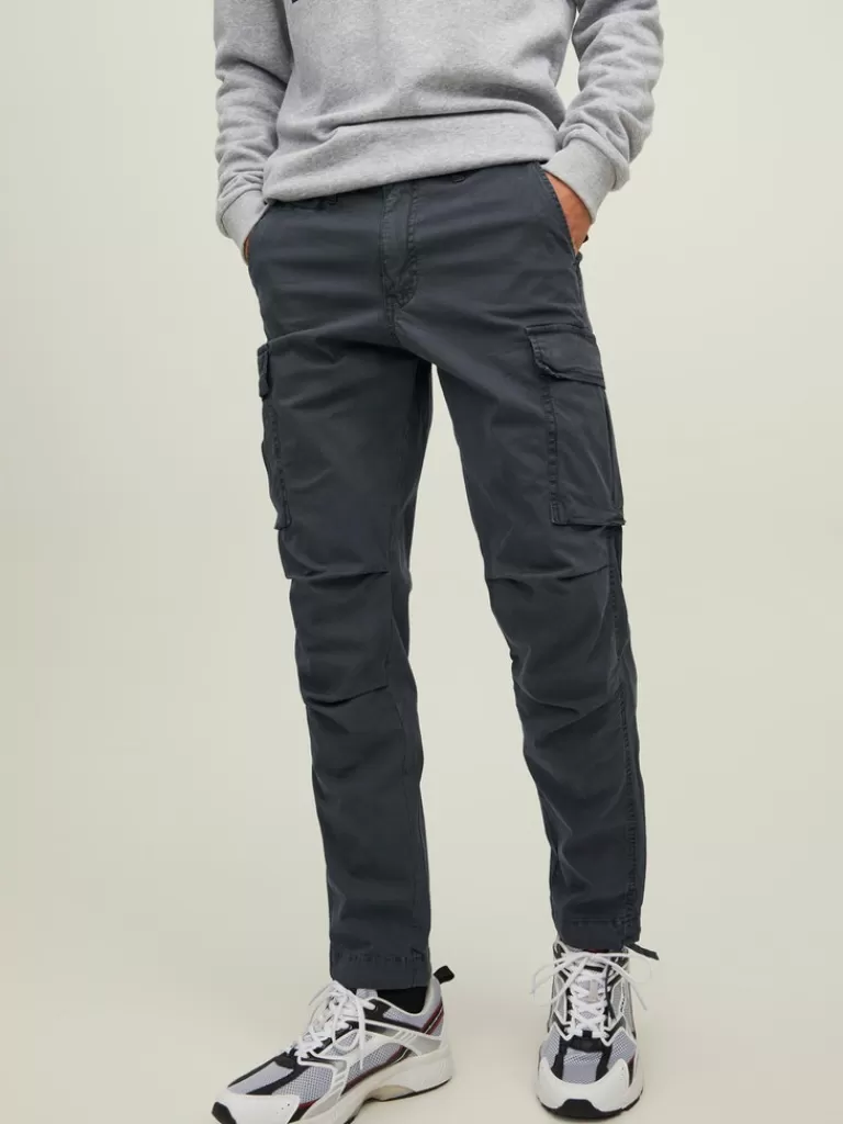 JACK&JONES ACE TUCKER CARGO PANTS Asphalt-Men Pants