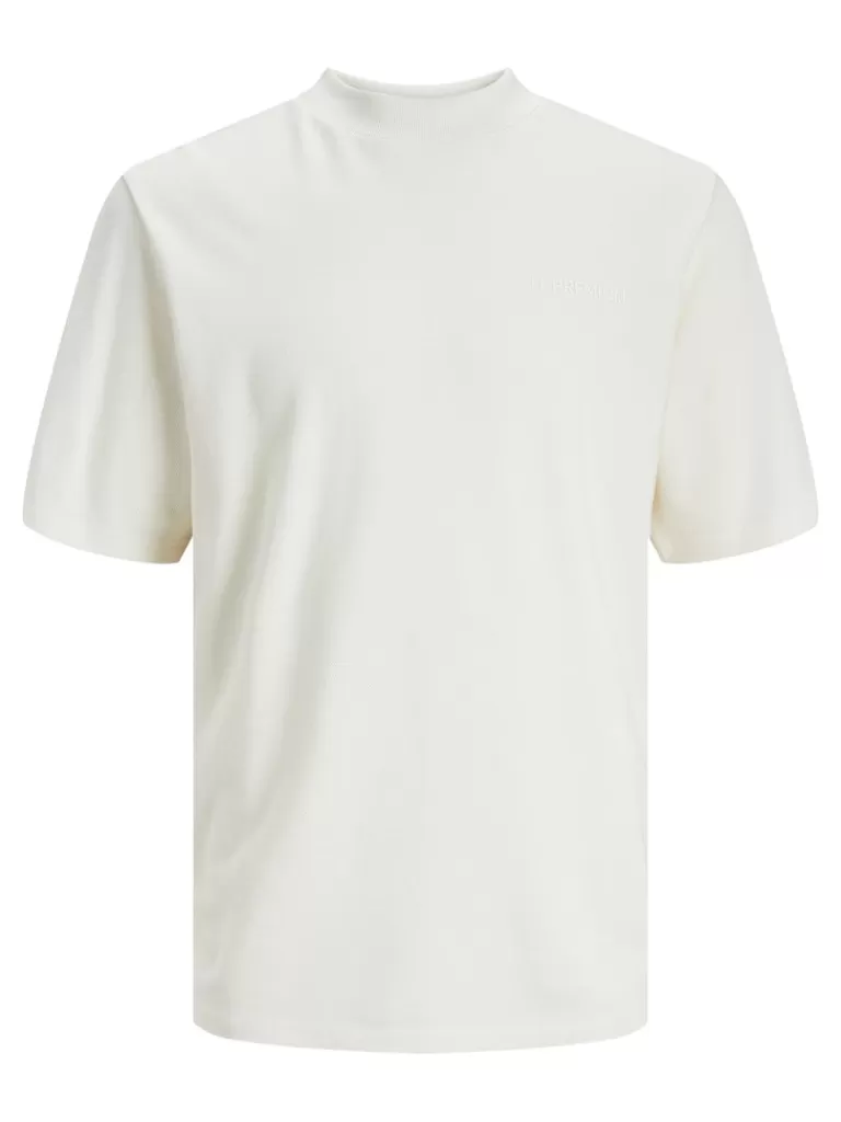 JACK&JONES PIERRE PRINT T-SHIRT Tofu-Men T-shirts